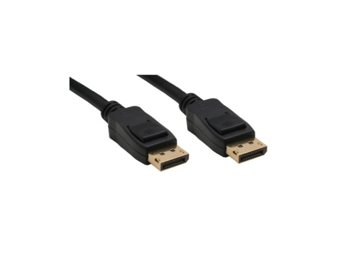 Inline 17103P, 3 M, Displayport, Displayport, Hanstik, Hanstik, Sort