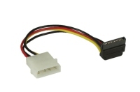 Inline Sata Stromadap.-Kab., 1X 13,34Cm (5,25") Bu/15Pol Sata St, Unten Abgew., 0,15 M, Mehrfarbig, 10 G, 100 Mm, 140 Mm, 12 Mm