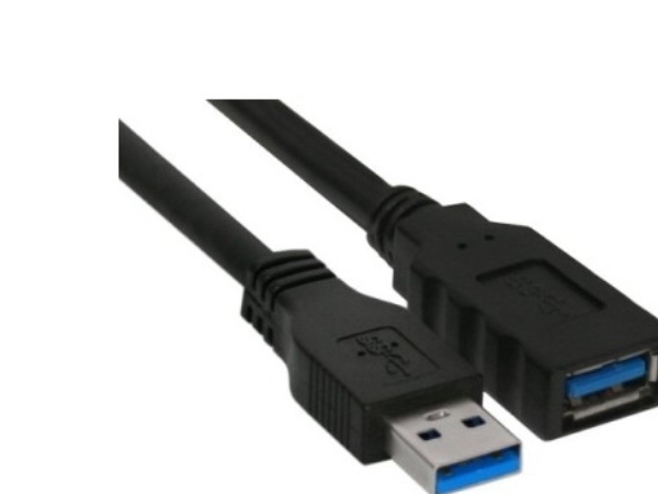 Inline 35620, 2 M, Usb A, Usb B, Usb 3.2 Gen 1 (3.1 Gen 1), Hanstik/Hunstik, Sort
