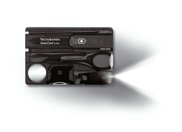Victorinox Swiss Card Lite - 13 Function Swisscard - White LED Light