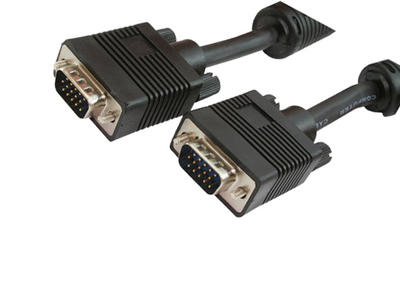 Mediarange Mrcs117, 20 M, Vga (D-Sub), Vga (D-Sub), Schwarz, Männlich/Männlich