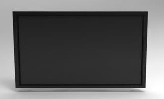 Elo Front-Mount Bezel - Monitorramme - sort anodiseret aluminium - for Open-Frame Touchmonitors 2244L IntelliTouch, 2294L