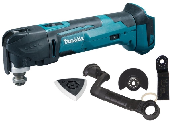 Makita 18V Li-Ion Multitool Ohne Akku Und Ladegerät + Zubehör, Dtm51zx1 - Solo