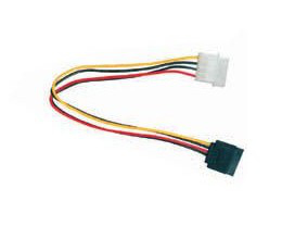 Gembird Cc-Sata-Ps, Sata 15-Pin, Molex (4-Pin), 0,15 M, Männlich, Männlich, 10 G
