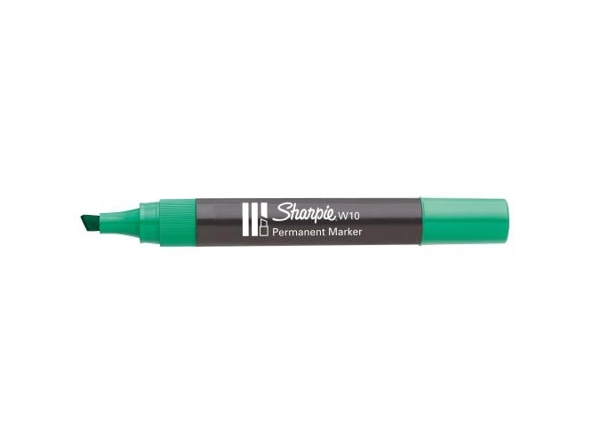 Sharpie W10, Sort, Grøn