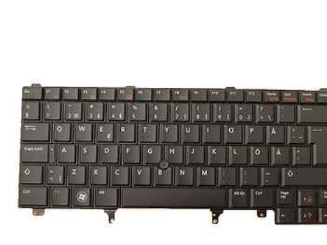 Dell - Notebooks Udskiftningstastatur - Finsk