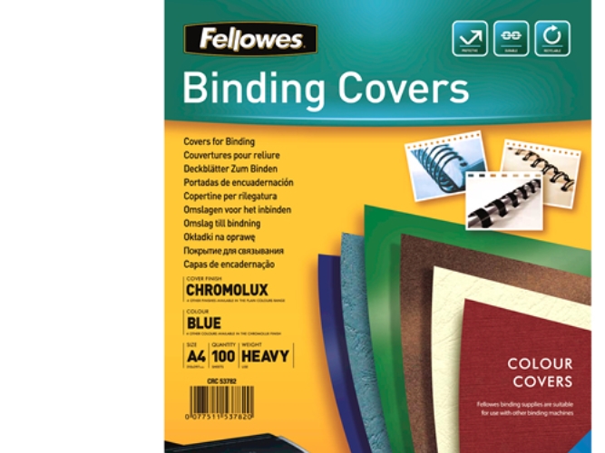 Fellowes 5378203, A4, Papier, Blau, 210 Mm, 297 Mm, 1 Mm