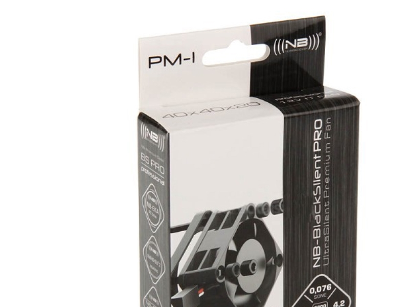 Noiseblocker Blacksilentpro Pm-1, Ventilator, 4 Cm, 2800 Rpm, 13,9 Db, 4,2 Kubikfod/Min., 7,1 M³/T