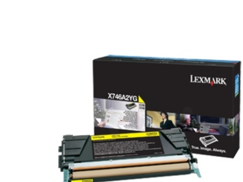Lexmark - Gul - Original - Tonerpatron Lexmark Corporate - For Lexmark X746de, X748de, X748dte