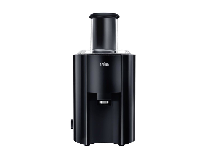 Braun J300, Juicecentrifug, Svart, Trappstege, 2 l, 7,5 cm, 1250 ml