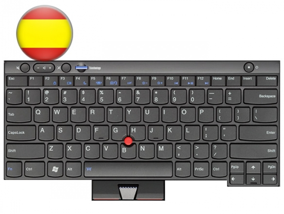 Lenovo 04W3073, Tastatur, Spansk, Lenovo, Thinkpad L430, L530, T430, T530, X230, W530