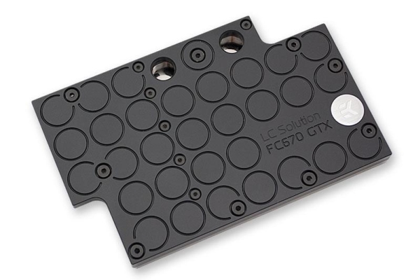 EK Water Blocks 3831109856512, Kobber, Nikkel, Sort