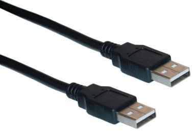 Kramer Electronics 0.9M Usb 2.0, 0,9 M, Usb A, Usb A, Usb 2.0, Männlich/Männlich, Schwarz