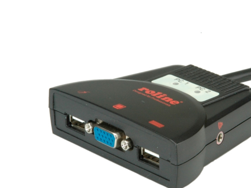 ROLINE Fibre Optic Adapter SC Duplex Multimode PB, SC/SC, Blå, Plast, 1 styck | Datortillbehör - KVM & Switchar - Switchar | GameStuff