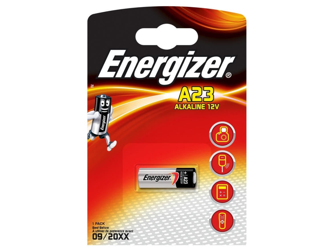 Energizer A23, Kertakäyttöinen akku, A23, Alkali, 12 V, 1 kpl, 50 mAh