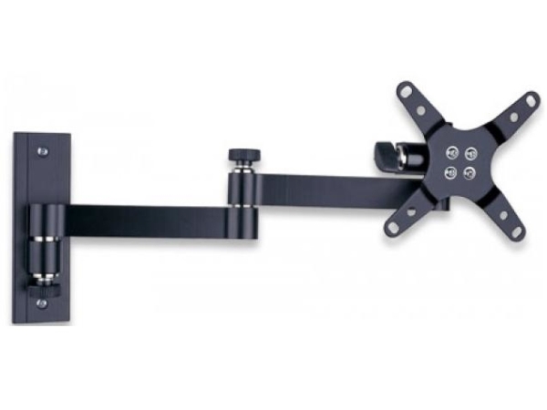 Techly Led 100 - Monteringssæt (Svingarmvægmontering) - For Lcd Tv - Sort - Skærmstørrelse: 13"-30" - Vægmonterbar
