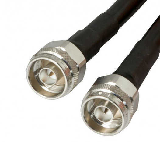 Allnet All-Cab-Nm-Nm5-Rg8, 5 M, N-Typ, N-Typ, Schwarz, Silber