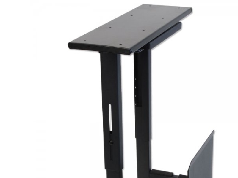 Lindy 40284, Skrivebordsmonteret CPU-holder, 30 kg, Sort, Stål, 0 - 360°, 45 cm