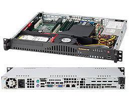 Supermicro Superchassis 113Mtq-600Cb, Rack, Server, Schwarz, Atx, Micro Atx, 1U, Hdd, Lan, Leistung
