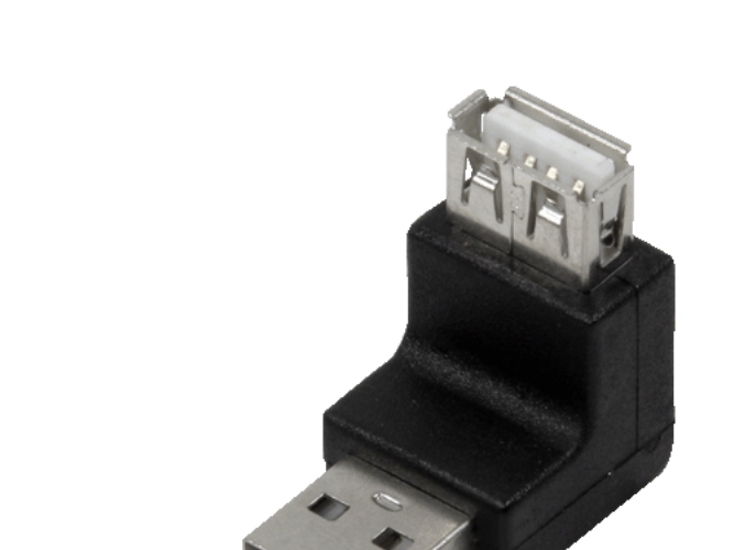 LogiLink USB 2.0 A/A, USB 2.0 A, USB 2.0 A, Sort