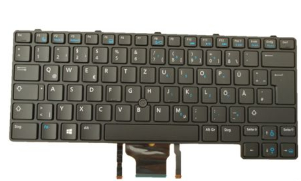 Dell N61v4 Tangentbord Tyska Tangentbord Med Bakgrundsbelysning Dell Latitude E6430u