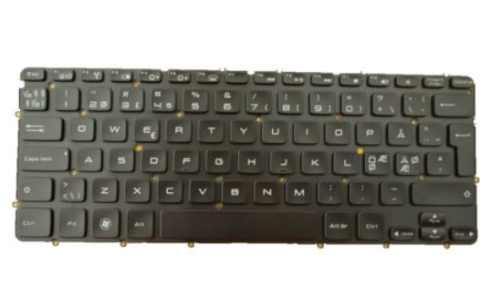 Dell V5x6j, Tastatur, Baggrundsbelyst Tastatur, Dell, Xps L322x, L321x