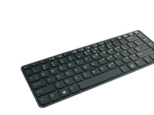 HP DualPoint - Tangentbord - bakgrundsbelyst - holländsk - för EliteBook 840 G1 Notebook  ZBook 15u G2 Mobile Workstation