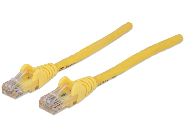 Intellinet 20M Cat6, 20 M, Cat6, U/Utp (Utp), Rj-45, Rj-45, Gul