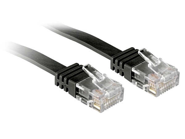 Lindy 3M Cat.6, 3 M, Cat6, Rj-45, Rj-45, Sort