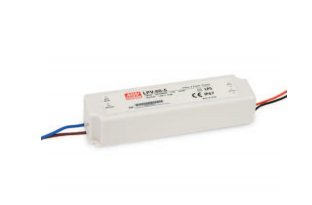 MEAN WELL LPV-60-24, Hvid, 90 - 264 V, 47 - 63 Hz, 400 g, 42,5 mm, 32 mm