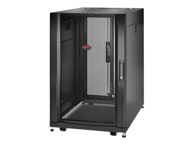 Apc Netshelter Sx, Server Rack Enclosure, 18He, Schwarz, 925H X 600W X 900D Mm, Freistehendes Gestell, 18U, 409 Kg, Sperrschloss, 67,1 Kg, Schwarz