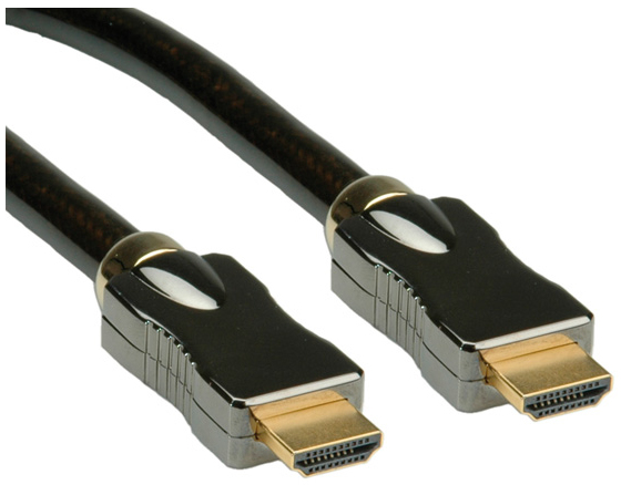 Roline 11.04.5681, 2 M, Hdmi Type A (Standard), Hdmi Type A (Standard), 3D, Sort