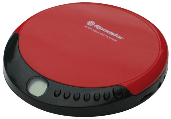 Roadstar PCD-435CD, 175 g, Rød, Bærbar CD-afspiller
