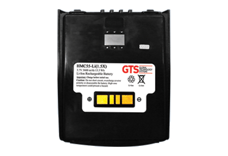 GTS HMC55-LI(1.5X), Batteri, Motorola MC55/65/67, Sort, Lithium-Ion (Li-Ion), 3600 mAh, 3,7 V