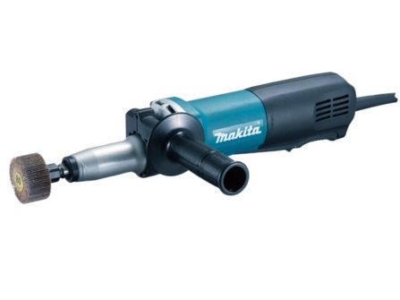 Makita GD0811C, Sort, Blå, Sølv, 4,3 cm, 2,5 m/s², Vekselstrøm, 750 W, 75 mm