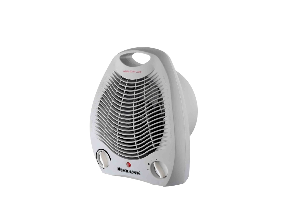 Ravanson FH-105, Sähkökäyttöinen lämpötuuletin, Lattia, Harmaa, Rotaatio, 2000 W, 1000 W