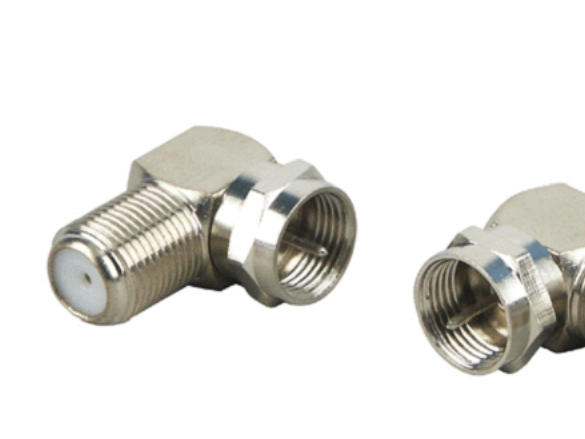 Schwaiger WAD8321 531, F-typ, Hanstik, Hunstik, 90°, Sølv, Metall | EL Artiklar - Antenn - Antennkablar | GameStuff