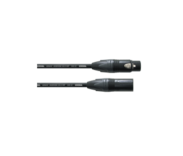 Cordial Peak Cpm 5 Fm, Xlr (3-Pin), Hanstik, Xlr (3-Pin), Hunstik, 5 M, Sort