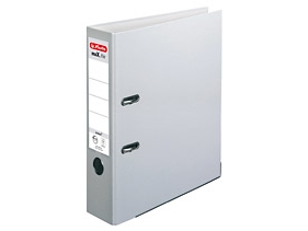 Herlitz 05480900, A4, Polypropylen (PP), Grå, 8 cm, 1 stk