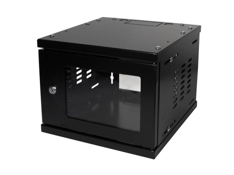 Logilink W06z33b, Wandhalterung, 4U, 20 Kg, 6 Kg, Schwarz