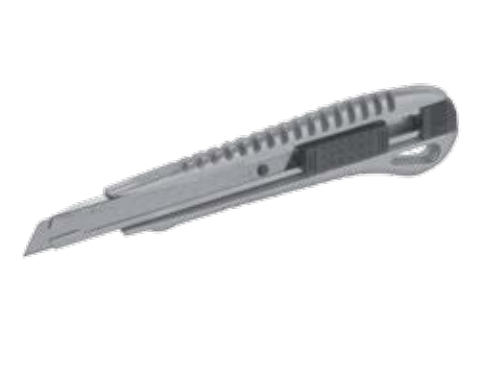Modeco Knife With An Replaceable Broken Blade 9Mm Aluminum (Mn-63-011)
