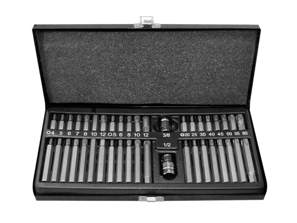 Modeco Komplet Bitów Torx 40Szt. + Metalowa Walizka - Mn-54-801
