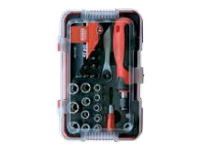 Modeco Multi-Screwdrivers With Bits And Sockets 45 Pieces - Mn-14-206