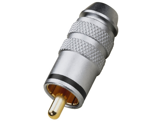 Monacor T-711G/SW, RCA-kontakt, Sort, Guld, Metall, Metall, Guld | TV, Ljud & Bild - Musikstudio - Kablar & Kontakter | GameStuff