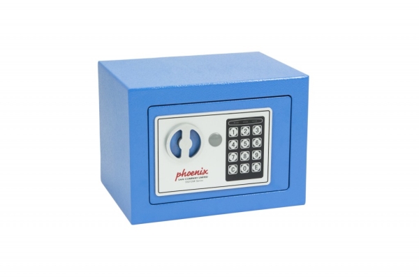 Phoenix Safe Co. SS0721EB, Blå, Flad nøgle, Stål, 230 mm, 170 mm, 170 mm