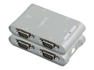 Logilink Usb 2.0 To 4-Port Serial Adapter - Seriel Adapter - Usb 2.0 - Rs-232 X 4