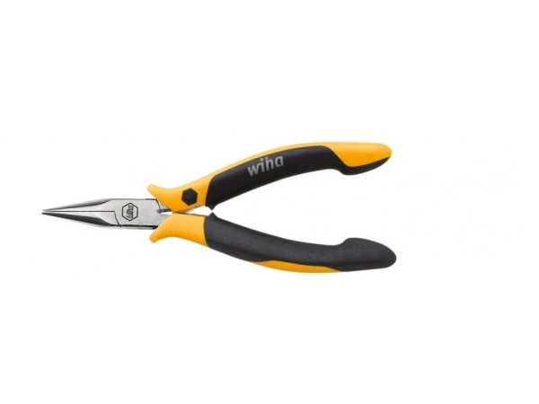Wiha Z 36 0 04, Nåletang, Stål, Sort, Gul, 145 mm, 100 g