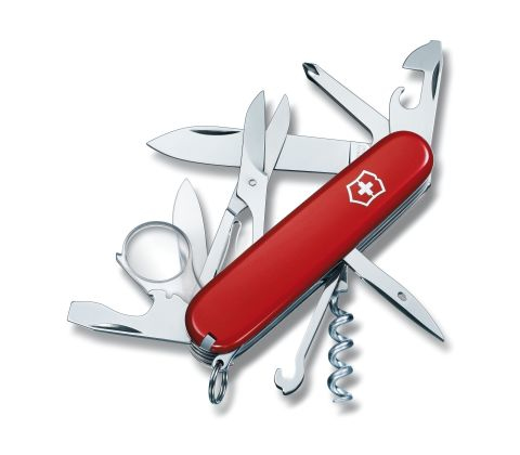 Victorinox Explorer, Slip joint knife, Kniv med flere værktøjer, Syntetisk ABS, 22 mm, 101 g