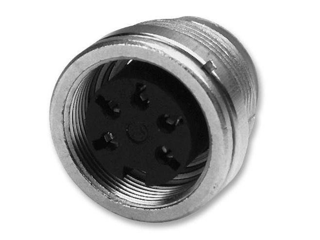 Amphenol T 3487 000, 7P, Gerade, Silber, Ip40