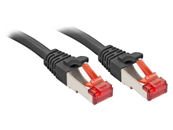 Lindy 47782, 7,5 m, Cat6, S/FTP (S-STP), RJ-45, RJ-45, Sort